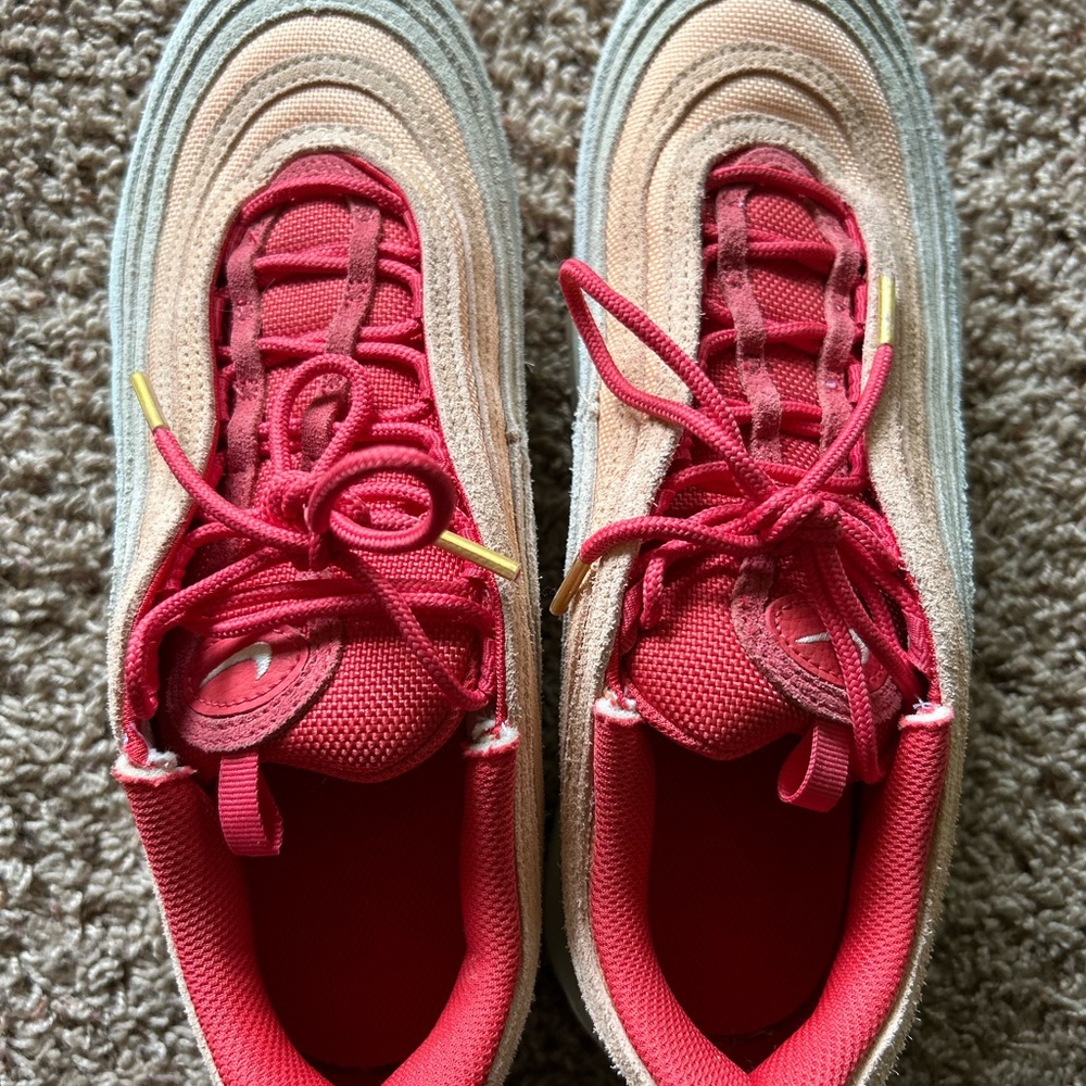 Nike Air Max 97 Red and Gray Sneakers - Picture 2 of 3